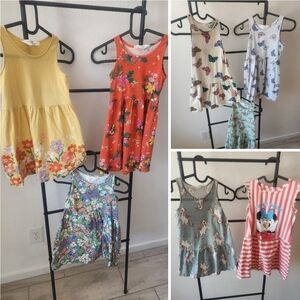 8 - H&M girls dresses. 7 size 4-6 and 1 size 3/4